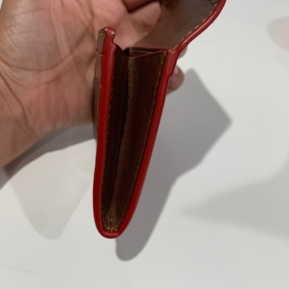 Coach Water Buffalo Leather Coin Wallet - Picture 7 of 8